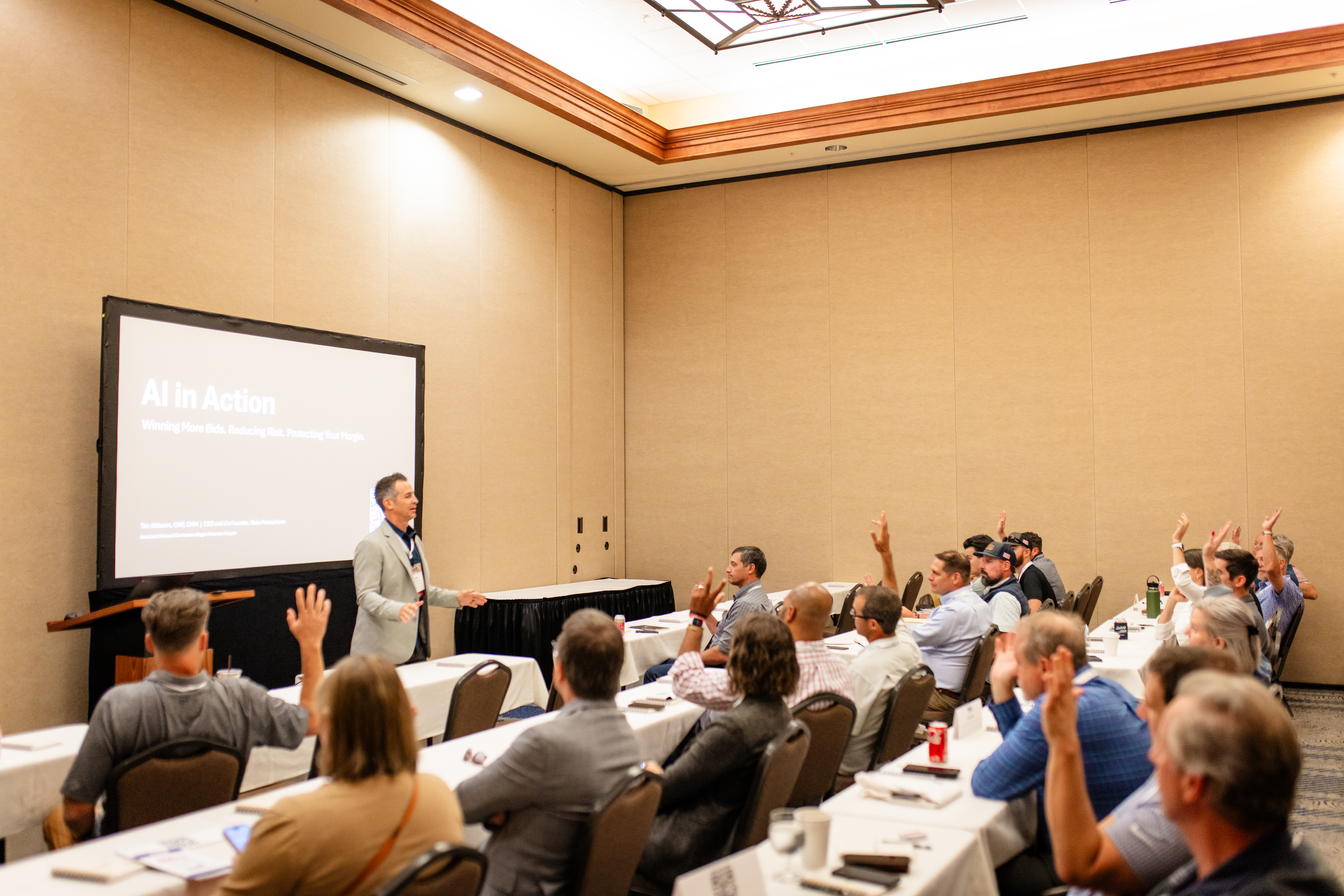 AGC Summer Convention Tim Speaking AI Workshop